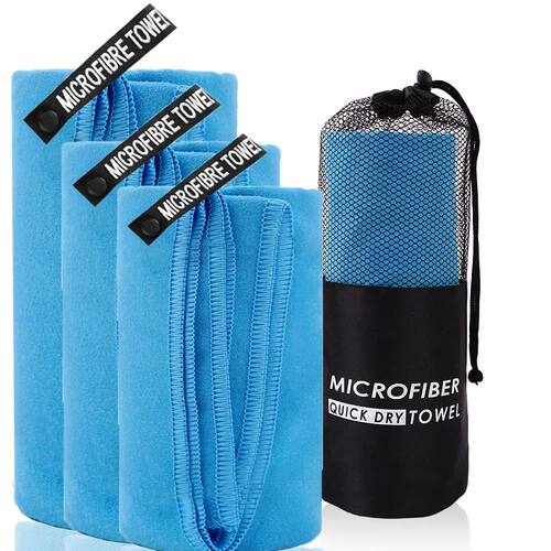 Quick-Drying Bath Towel 40x80/80x160CM Blue Grey Green Orang