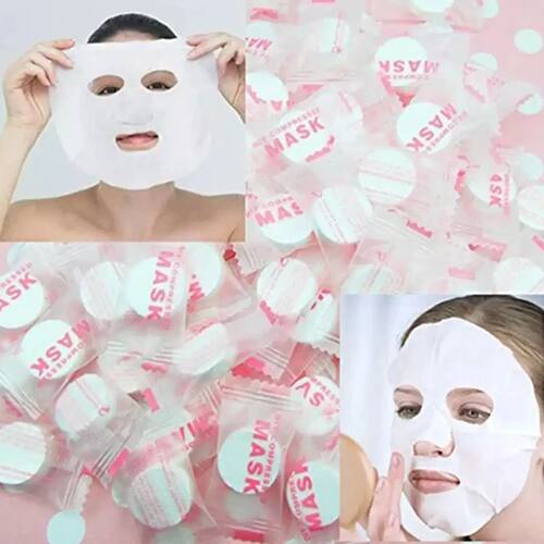 30/50Pc Disposable Compressed Mask Skin Care Portable Travel