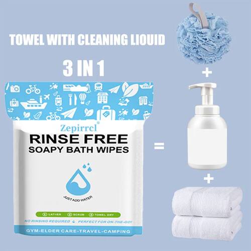 11.81In*11.81In 25/75Pcs Disposable No-Rinse Bath Towels Sim