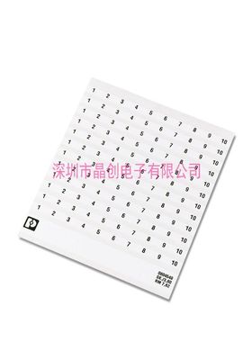 0804549:0071 全新 SK  7,62/3,8:FORTL.ZAHLEN 71-80- 用于端子