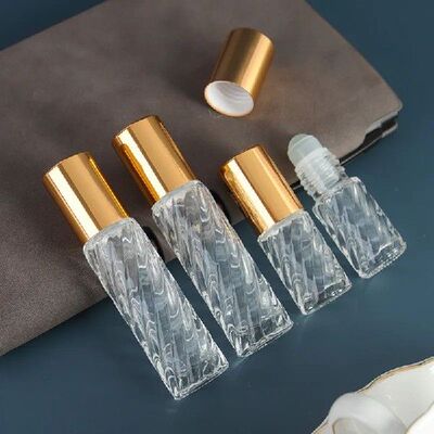 1pcs Essential Oil Bottles Glass Roller Bottles With Roller