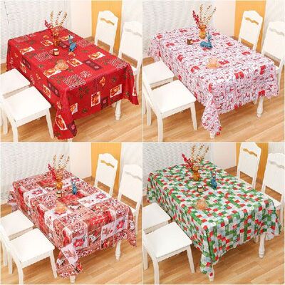 Christmas Tablecloth Home Decoration Polyester Cloth Tablecl