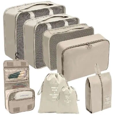 7PCS Travel Storage Bag Wardrobe Luggage Clothes Shoe Pouch