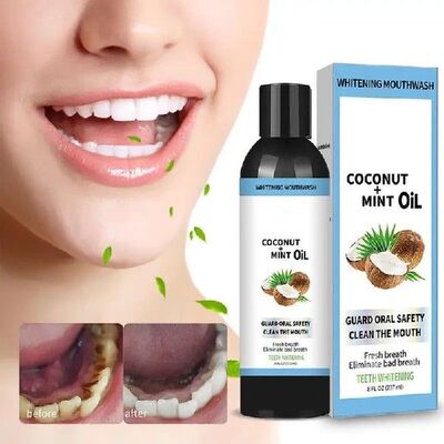 Coconut Mint Pulling Oil Mouthwash Health Gums Mouthwash Coc