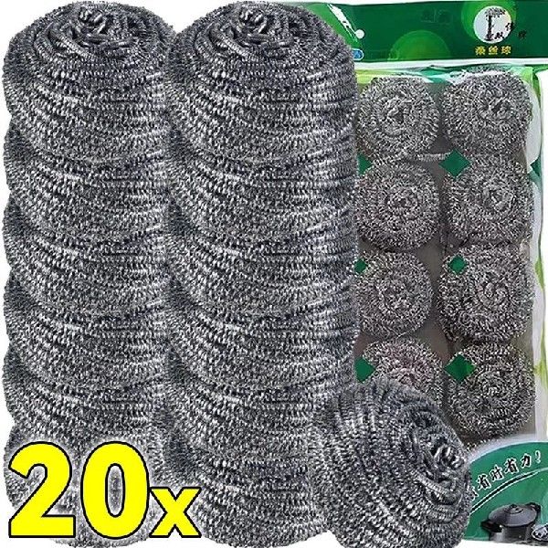 Mini Stainless Steel Cleaning Balls Kitchen Washing Pots Pan