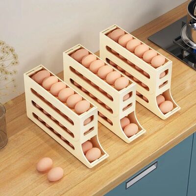 30 Grids Refrigerator Egg Storage Box Plastic Space Saving A