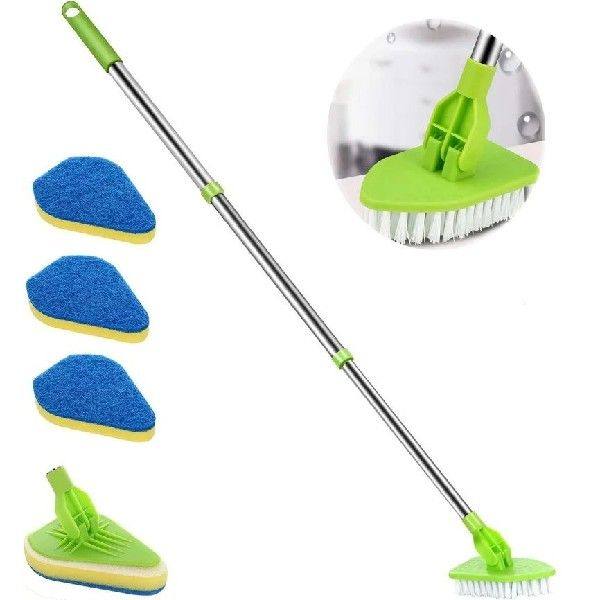 Triangle Sponge Telescopic Glass Wiper Multifunctional Clean