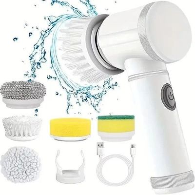 New Cordless Spin Scrubber Electric Rechargeable 5In1 Brush