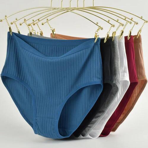 Soft High Waist Cotton Panties Underwear For Women Breathabl