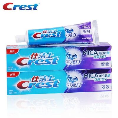 Crest 3D White Mica Double-Effect Toothpaste Fluoride Whiten