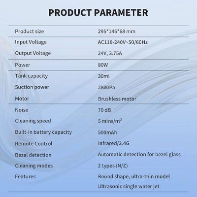 Window cleaning robot 5600PA large suction electric spray wi