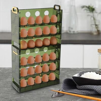Flippable Egg Tray New Placstic Large Capacity Egg Dispenser