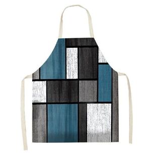 Fish Wood Grain Mermaid Baking Apron Aprons Acce Scale