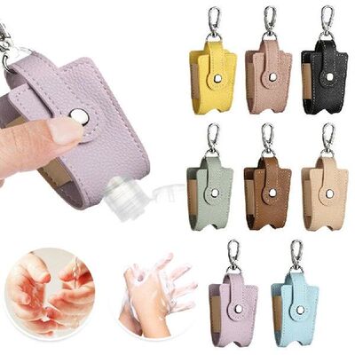 New Hand Sanitizer Keychain Holder Refillable Container Flip