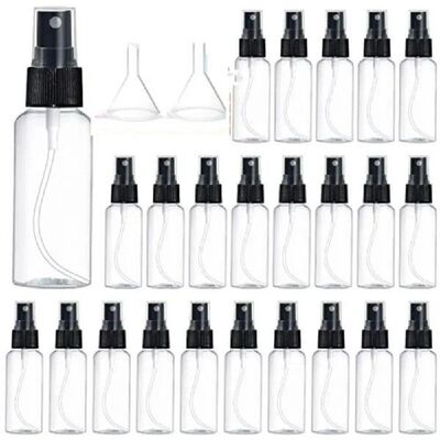 10PCS 10/20/30/50/60/100ML Refillable Transparent Plastic Pe