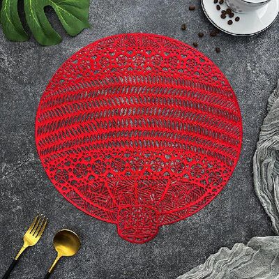 Christmas Ball Style Placemat Hollow Thickened Decorative No