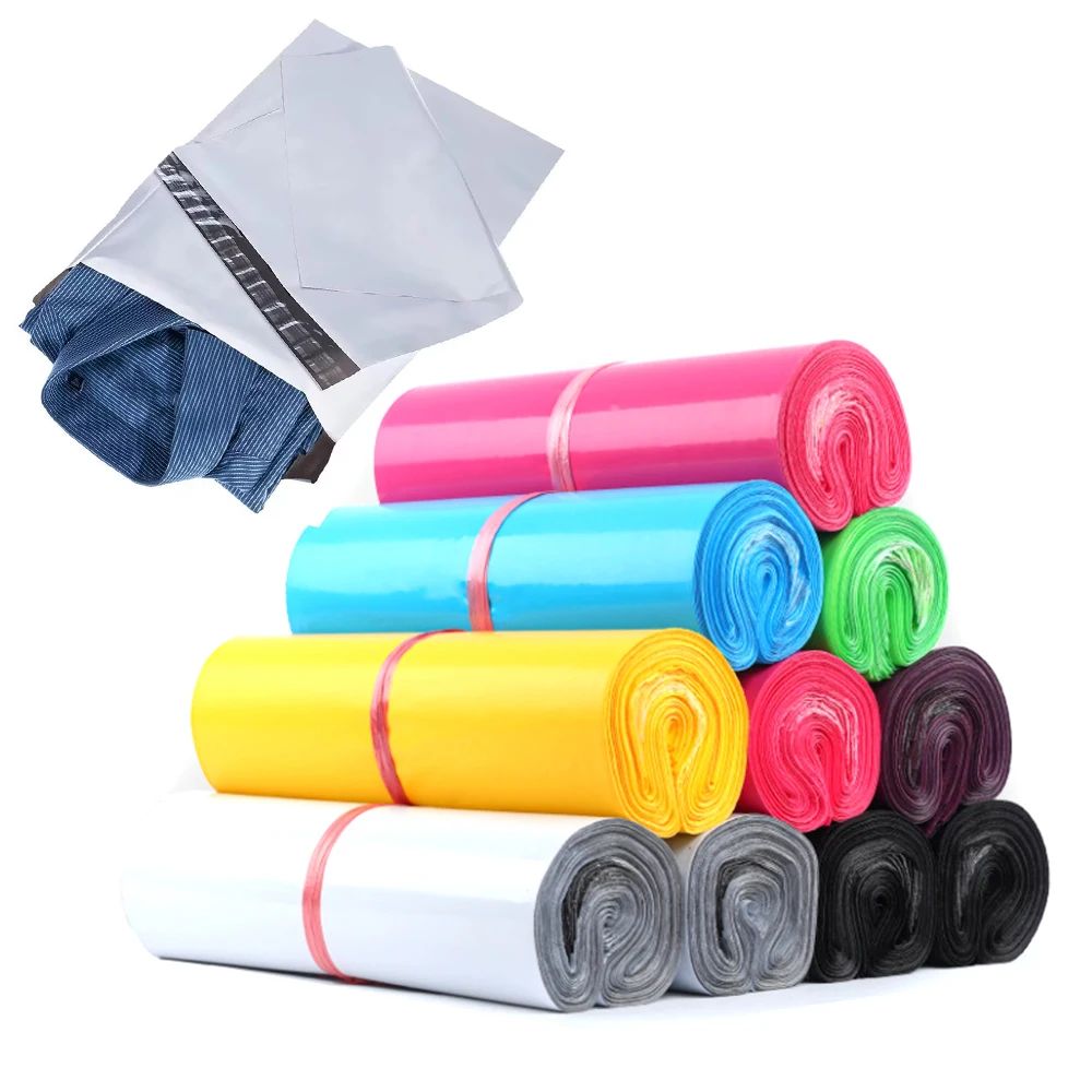 Color Shipping Envelope Bags Plastic Express Envelope Storag