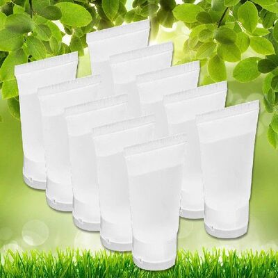 25Pc Travel Squeeze Bottles for Face Wash Refillable Squeeze
