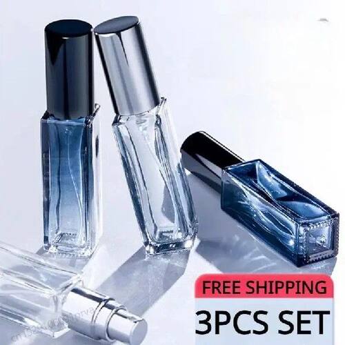 3pcs 5ml 10ml Perfume Spray Bottle Empty Glass Parfum Atomiz