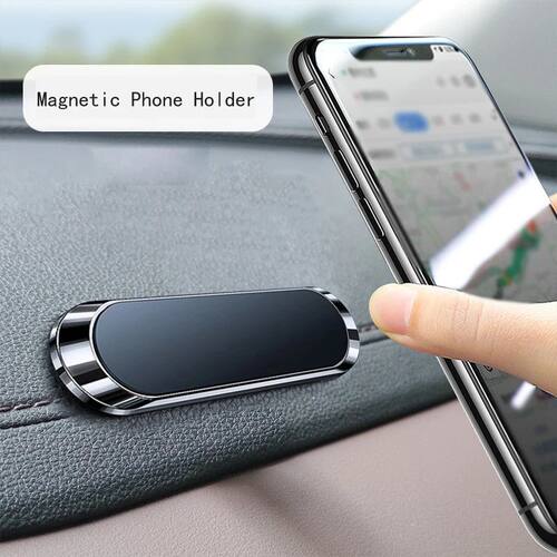 Simple Mini Strip Shape Magnetic Car Phone Holder Car Access
