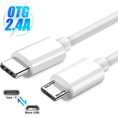 USB C To Micro USB Quick Charging Data Cable Type C Male To Micro USB Male Quick Charger Adapter for