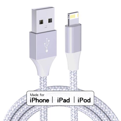 1pc MFi USB A To Lightning Cable For iPhone 14 13 12 11Pro X XR Max 8 2.4A USB Lighting Charger Cabl