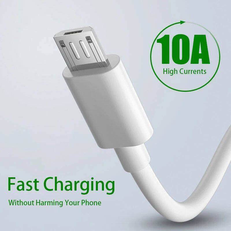 10A Quick Charging Micro USB Cable Android Charger Cord for Samsung Galaxy S6 S7 Andriod Mobile Phon