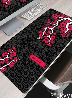 Gaming Mousepads Sakura Mousepad Flower Large Mouse Mat Big