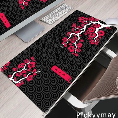 Gaming Mousepads Sakura Mousepad Flower Large Mouse Mat Big