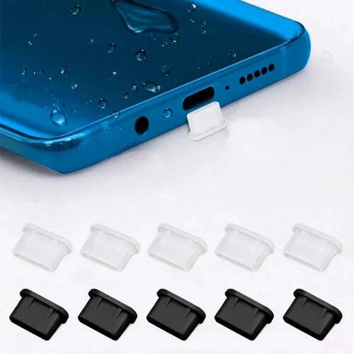 Type-C Silicone Dust Plugs Phone USB Charging Port Protector