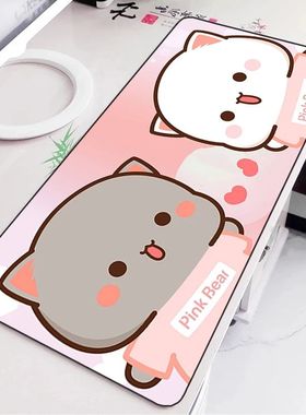 Peach Mochi Cat Mouse Pad LargePc Accessories Gaming Mousepa