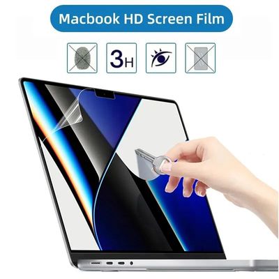 Screen Protector for MacBook HD Soft Film for Air 13 Inch M1 M2 Pro 11 13 14 15 16 Inch Clear Laptop