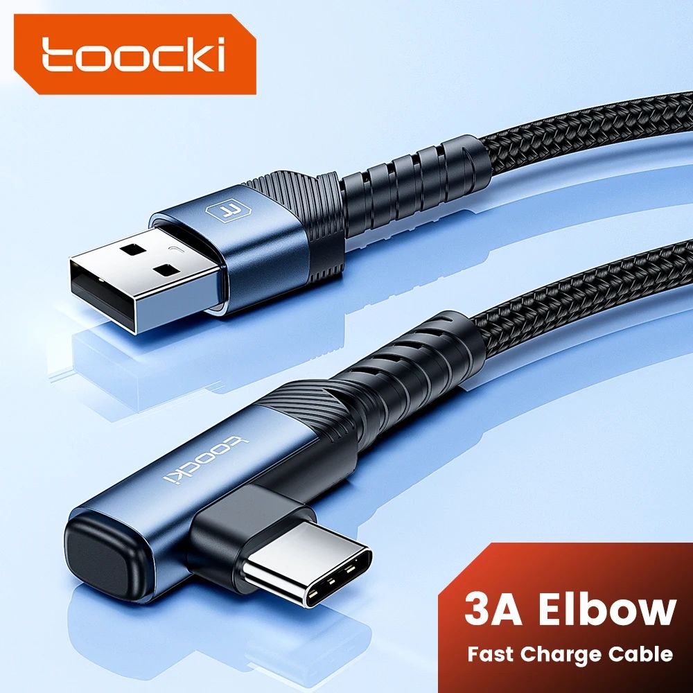 60W USB C To Type C Cable for iPhone 15 Pro Max 3A USB A and