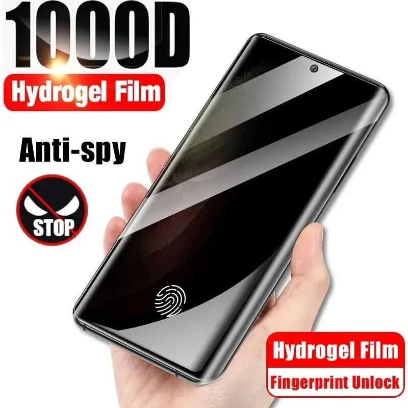 Anti Spy Hydrogel Film For Samsung Galaxy S20 S21 S23 S22 S24 Ultra S21 S23 FE Note 10 20 Ultra Priv