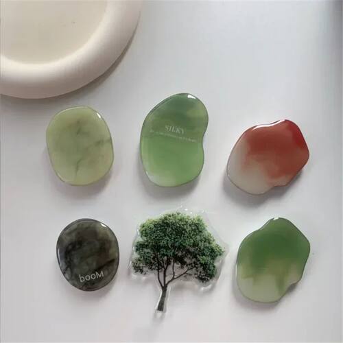 Tree Marble Stone Mobile Phone Ring Holder Telephone Cellula