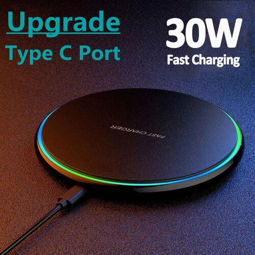 30W Wireless Charger For iPhone 15 14 13 12 X Pro Max Induct