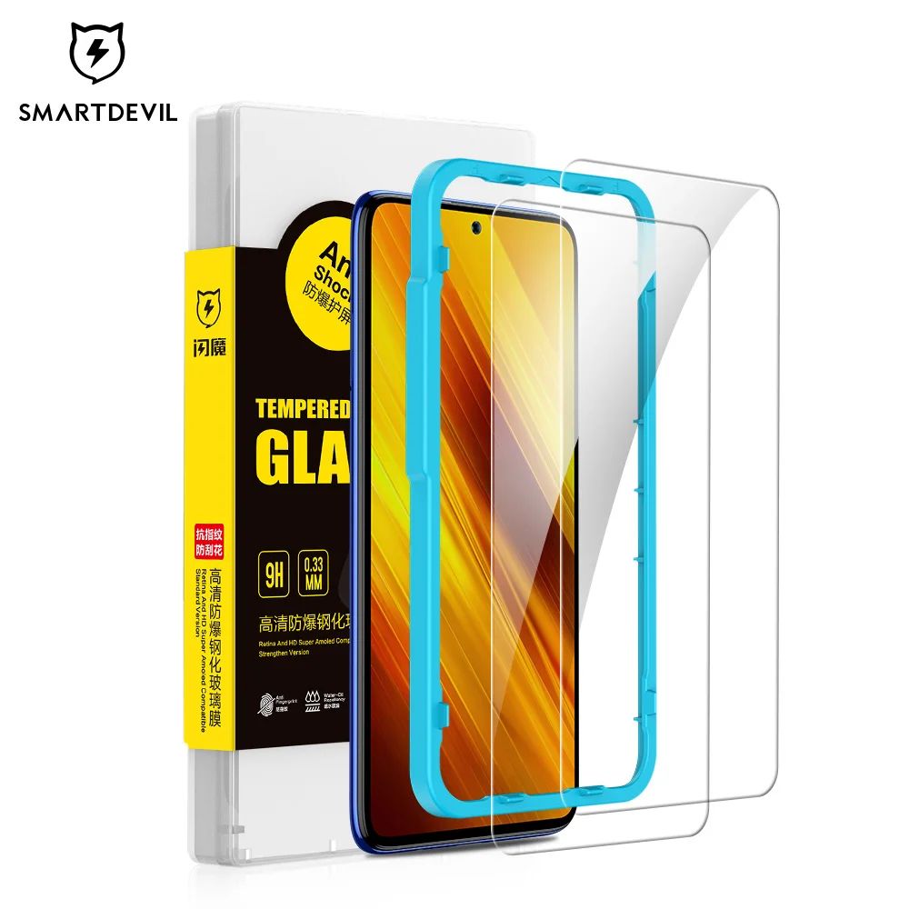 Tempered Glass for POCO F5 X5 F6 X7 Pro F4 X4 GT Screen Protector for Poco M3 M4 Pro HD Protective G