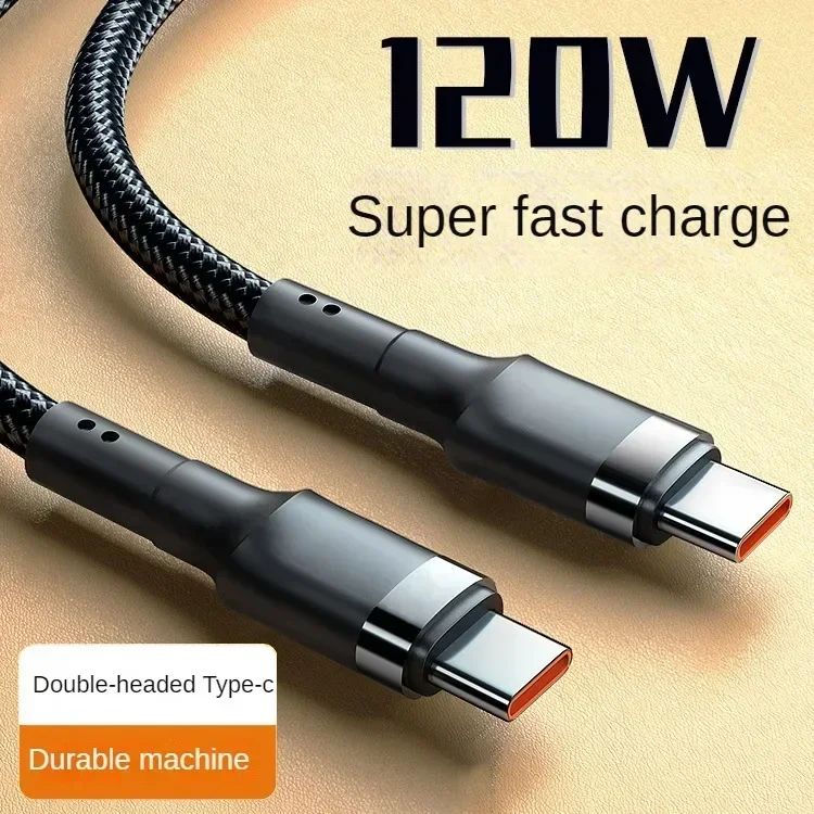 PD 120W Super Charging For Samsung S24 S23 USB C TO USB Type C Cable For iPhone 15 Plus Pro Max 11 4