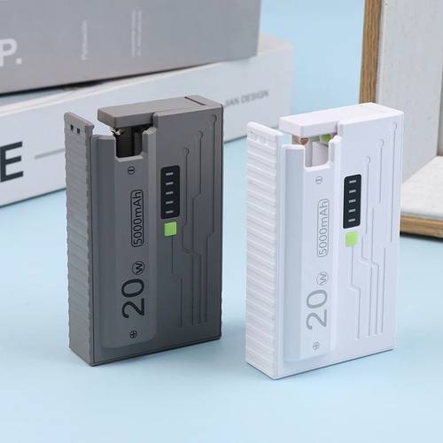 21700 Universal Battery Charger Case DIY Power Bank Box 20W Type-C Quick Charging For Mobile Phone N