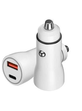 38W Super Quick Car Charger Dual QC4.0 USB C+A Ports for iPhone Samsung Android Quick Charge Auto Ad