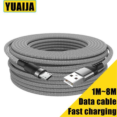 Micro USB 3m 5-meters Quick Charge Extend Cable USB Android Charging Cable for Redmi Samsung VR Came