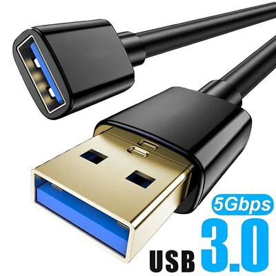 USB3.0 Extension Cable for Smart TV PS4 Xbox 1m 2m 3m Extender Cord Wire Super Speed Data Sync USB 3