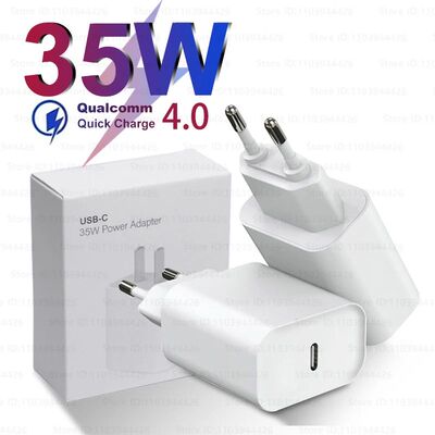 35W PD USB-C Quick Charger For iPhone 16 15 14 Pro Max Plus Samsung Huawei POCO Phone Power Adapter