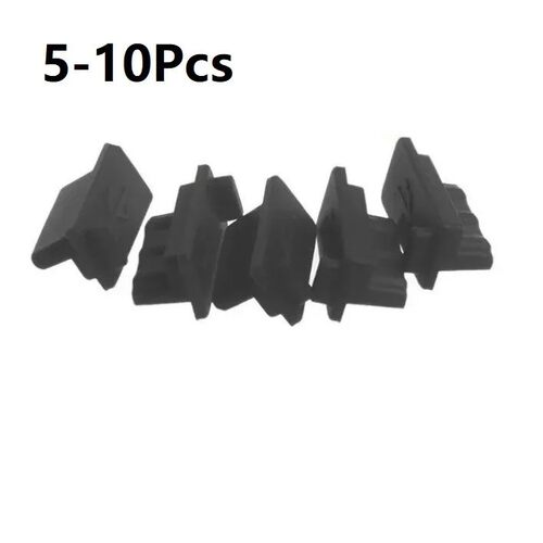 5-10Pcs USB Dust Plug Charger Port Cover Cap Female Jack Int