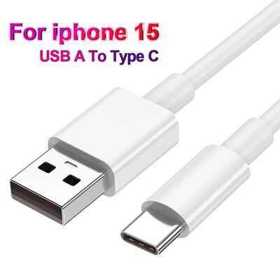 USB C Cable for iPhone 15 Pro max USB A to Type C Quick Charger Cable for Samsung MacBook iPad 3A Mo