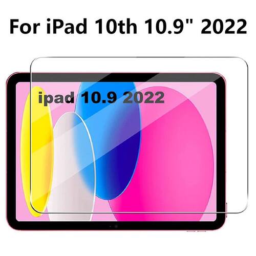 For iPad 10th Gen 10.9 Inch Tempered Glass Screen Protector A2696 A2757 A2777 Tablet Anti Scratch Cl