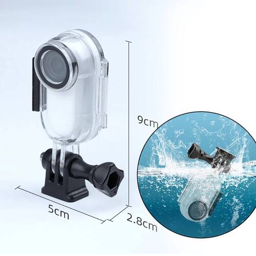 For Insta360 GO 2 Transparent Waterproof Shell 30M Diving Pr