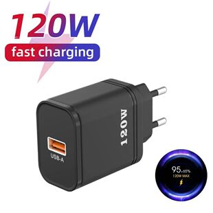 120W USB Charger Quick Charging High Speed Charger QC 3.0 Universal Mobile Phone Adapter for iPhone