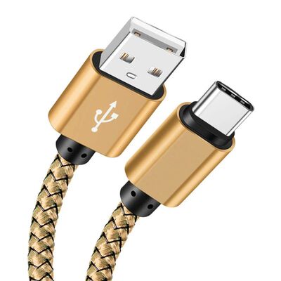 USB A to Type C Charging Cable Quick Charger Nylon Data Cable For Iphone Android Huawei Samsung Type