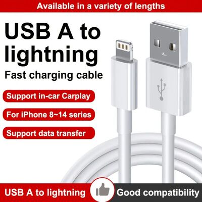 Original Quality USB Charger Cable for iPhone 14 8 7 6 5 Plus 13 12 Pro XS Max XR SE Quick Charging